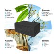 thumbnail image 4 of Outdoor Rectangular Furniture Cover Waterproof Weatherproof Adjustable Garden Patio Table Chair Cover 270 x 180 x 89CM, 4 of 9