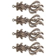 thumbnail image 1 of MasteelfCA 4 Pcs Pendentif Poisson Rouge en Laiton Pendentif Vintage Poisson Rouge Breloques DIY pour Clé de Voiture, 1 of 7