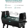 thumbnail image 6 of Brand-Man Grills Rotisserie Portable Charcoal Grill, Medium Size Heavy Duty BBQ Grill for Outdoor Cooking, 6 of 11