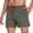Army Green, variant on Fnooota Mens Board Shorts, Quick-drying Summer Elastic Waist Casual Beach Shorts with Drawstring Army Green Size S-2XL
