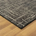 thumbnail image 4 of LUXE WEAVERS Rustic Textured Black 8x10 Area Rug, Farmhouse Carpet, 4 of 9