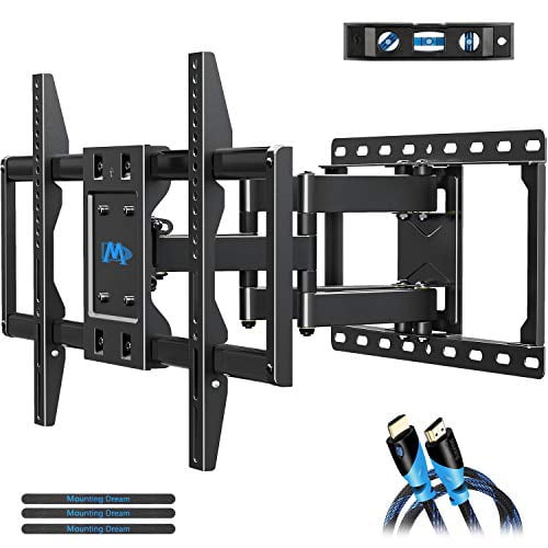 Mounting Dream Tv Wall Mount For 42 70 Inches Led Qled Ul Certificated Full Motion With Dual Articulating Arms Swivel And Tilt Perfect Design Max Vesa 600x400mm 100lbs - Led Tv Wall Mount Stand Fitting