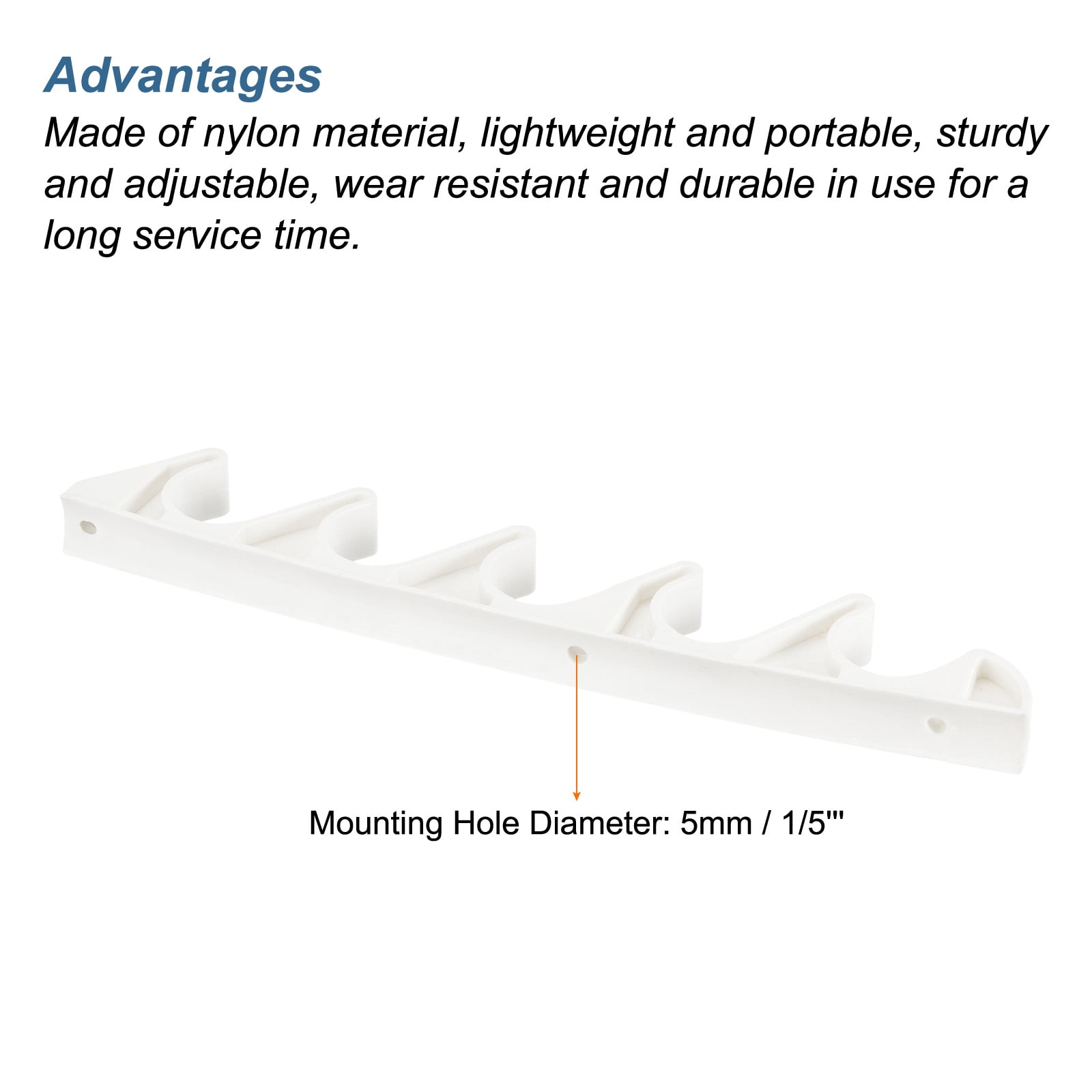 Unique Bargains 5 Position Chaise Adjustment Bracket Support Adjusters for Outdoor