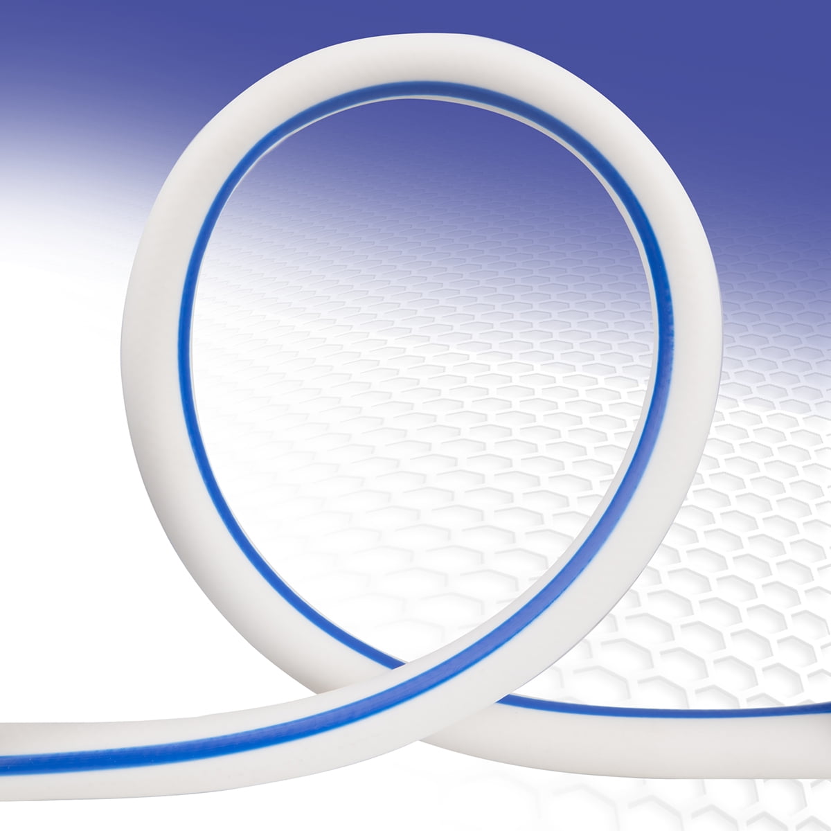 SmartFlex® RV/Marine Hose, 5/8" x 25', 3/4" - 11 1/2 GHT Fittings, Hybrid Polymer Blend, White