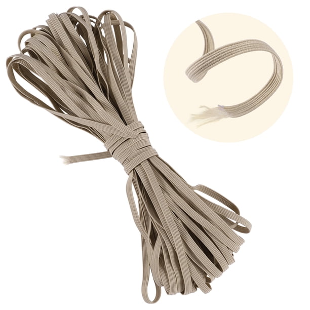 Banda elástica de 6mm 30 metros, ropa, pantalones, costura, reparación, banda elástica de poliéster de Color sólido DIY Advancent HA5092-16