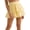 Yellow, variant on Flowy Shorts for Women Casual Boho Ruffle Tiered Skorts High Waist Mini Skirts Golf Tennis Crochet Shorts Yellow XL