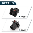 thumbnail image 4 of Interruptor de liberación del maletero para CITROEN C3 2002-2016 para Peugeot 206 307 308 407 5008 No.6554V5, 4 of 6