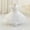 White, variant on Swuxness Girl's Casual Sleeveless Princess Dress, Toddler Special Occasion Dresses, Girls Solid Back Zipper and Sleeve Details Comfortable Princess Style Mid Calf Dress Red, 4-5 Years