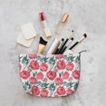 thumbnail image 5 of Picia Rose Flowers Printed Cosmetic Bags for Women Makeup Bag Large Capacity Purse Travel Toiletry Zipper Storage Pouch Make up Brushes Organizer for Gifts, 5 of 6