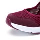 thumbnail image 2 of Zapatos para caminar para mujeres de edad avanzada tipo gancho y anillo, zapatos para caminar para mujeres suaves, transpirables, antideslizantes y elásticos, zapatos deportivos rojos 36, 2 of 10