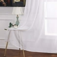 thumbnail image 4 of Rideau en Voile Transparent avec Oeillets, Rideau Aspect Transparent, 2 Pcs Blanc, 4 of 4