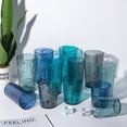 thumbnail image 4 of Highcool 18-ounce Acrylic Highball Glasses Plastic Tumbler, 8-Piece Set in Blue, 4 of 5
