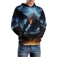 thumbnail image 3 of LAOLIUSN Men's Traditional Dragon Hoodie Funny Anime Graphic Sweatshirts Size S–4XL, 3 of 7