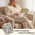 thumbnail image 5 of HELLHERO Large Quilted Bible Cover Case with Patchwork Floral, Lightweight Stretch Polyester Bag for Women Daily Bible Study, 5 of 9