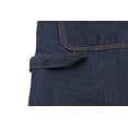 thumbnail image 3 of Men's Carpenter Work Jeans Hammer Loop Relaxed Fit Casual Cotton Denim Pants (Super Dark Blue, 38x30), 3 of 4