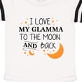 thumbnail image 3 of Inktastic I Love My Glamma to the Moon and Back Gift Baby Boy or Baby Girl Bodysuit, 3 of 4
