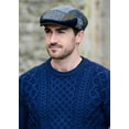 thumbnail image 2 of Mucros Weavers Men's Irish Flat Cap 100% Wool Tweed Trinity Patchwork Hat Made in Ireland (S), 2 of 4