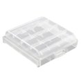 thumbnail image 1 of Boîte de Rangement en Plastique AA/AAA Boîte Transparente - Organiseurs de Placards Blancs et Rangements, 1 of 6