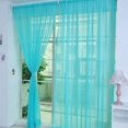 thumbnail image 1 of Lefu Coloré Tulle Voile Porte Battant Rideau Drapé Panneau Écharpe Pure Diviseur, 1 of 2