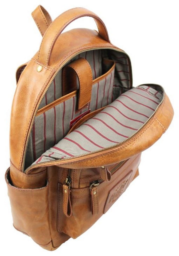 rawlings genuine leather backpack