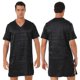 thumbnail image 3 of Bata de dormir para hombre, ropa de dormir, camisón de mujer, batas de satén, camisón con cuello en V, ropa de casa de manga corta, ropa de dormir con abertura lateral, 3 of 5