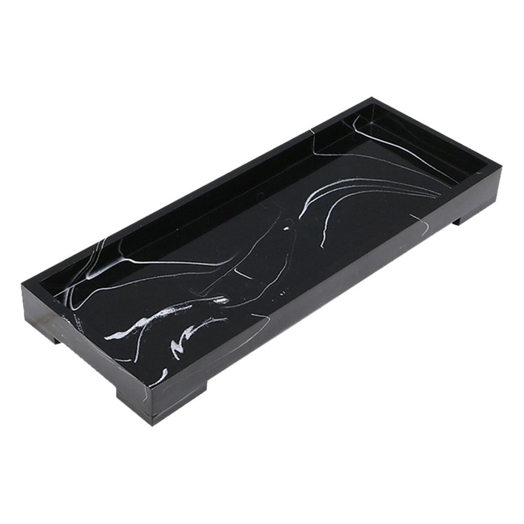 Resin Vanity Tray, Toilet Tank Storage Tray, Bathroom Decorative Tray
