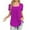Purple, variant on CHGBMOK Womens Tops Summer Casual Square Neck Shirts Loose Fit Tunic T Shirt