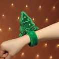 thumbnail image 2 of Pulseras navideñas con forma de bofetada, juguetes navideños con forma de Papá Noel, muñeco de nieve, árboles de Navidad, pulseras abrazables para fiesta navideña, 2 of 5