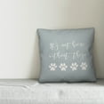 thumbnail image 3 of Creative Products It's Not Home Without Paw Prints 18x18 Spun Poly Pillow, 3 of 3