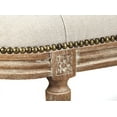 thumbnail image 5 of Zentique ZEN03 E272 A003 Michel Tufted Bench, Natural Linen - 62 x 20 x 16 in., 5 of 5
