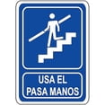 thumbnail image 1 of Señales Indicativas Señalamientos Informativos 30x40 cm Informativos Usa el Pasa Manos Normal, 1 of 1