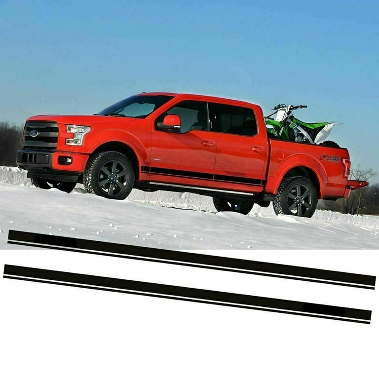 Vinyl Side Stripes Skirt Graphics Auto Stickers Decal Gloss Auto