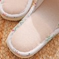 thumbnail image 4 of Women's Cotton Linen Flip Flops Slippers Lightweight Slip On Indoor House Slippers, 4 of 6