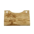 thumbnail image 4 of Lsque Retro Palm Tree Printed Long Tissue Box Cover Holder, Facial Paper Organizer Dispenser,Triangle with Bottom Belt, PVC Leather Decorative Organizer, 4 of 9