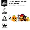 JOYIN 8 FT Halloween Inflatables Characters,Long Light Up Pumpkin Ghost