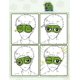 thumbnail image 3 of Máscara para ojos, cara peluda, cara soñolienta, novedad divertida, cubierta para ojos de rana de dibujos animados, máscara de viaje para dormir (verde), 3 of 5