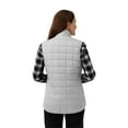 thumbnail image 6 of ororo 4-Zone Heated Quilted Vest for Women with Battery, Lightweight Heating Vest (Light Grey, M), 6 of 8