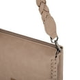 thumbnail image 5 of Wrangler Shoulder Bag for Women Crossbody Purse with Woven Strap, Khaki, 5 of 7