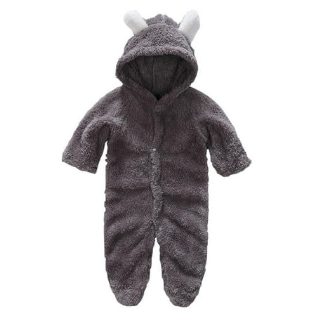 

Baby Girls Boys Romper Hoodies coral fleece Jumpsuit Bodysuit Bunny Ears Infant Newborn Toddle Outfits