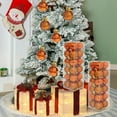 thumbnail image 2 of Hwkond Christmas Balls Ornaments Clearance 24PCS Christmas Xmas Tree Bauble Hanging Home Party Ornament Decor 3CM,Orange, 2 of 4