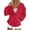 3# Red, variant on Zip Up Hoodies with Pockets Womens 2026 Fall Winter Casual Long Sleeve Hooded Sweatshirts Y2k Track Travel Jacket Red L