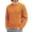 Orange, variant on Miqool Men's Pullover Sweater Cable Knit Chunky Sweater Classic Casual Crewneck Sweaters with Ribbing Edge