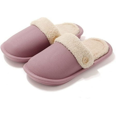 

shuwee Mildly Slippers - Removable Warm Comfortable Cotton Slippers