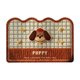 thumbnail image 2 of Tapete de cocina para San Valentín | Alfombra absorbente antideslizante de 40 x 60 cm | Felpudo de poliéster para entrada, baño y lavabo | Decoración navideña multicolor, 2 of 6