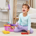 thumbnail image 4 of Set de juguetes de limpieza LeapFrog Clean Sweep Learning Caddy Pink, 4 of 8