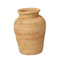 thumbnail image 4 of GUOOL Rattan Vase Wicker Vases Handmade Woven Decoration Flower Pot Plant Storage Chic, 4 of 9