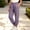 Purple, variant on Spazoro Girls Jogger Sweatpants with Pockets, Loose Fit Solid Color 100% Cotton Elastic Waist Ribbed Cuffs Casual Tapered Leg Trousers for Daily Wear Hot Pink Size 3-4T