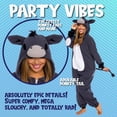 thumbnail image 2 of ¡Onesie Funziez! Disfraz ajustado de animal adulto para Halloween, 2 of 5