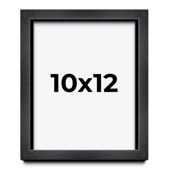 10x12 Black Shadowbox Frame - Interior Size 10x12 by 1 Inches - Made to Display Items Up To 1 Inches Deep