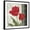 Black Frame, variant on Art.com Etude en Rouge II Art Print by Pamela Gladding, 16" x 16"